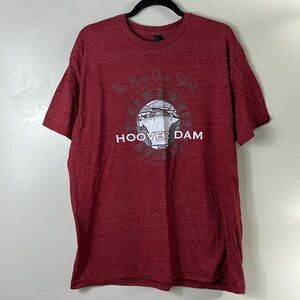 Bayside men’s short sleeve graphic t-shirt size XL Hoover dam